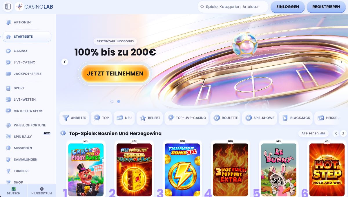 CasinoLab Online Casino